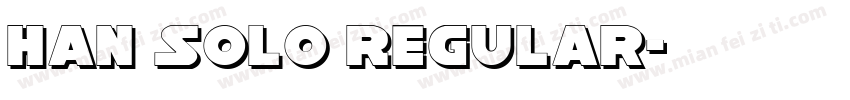 Han Solo Regular字体转换